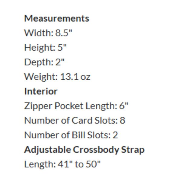 Portland Leather Midnight Crossbody Bag - Picture 7 of 7